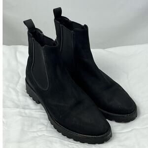 Thursday/Everyday Men’s 7.5 Black Suede Ankle Boots Casual Dress Leather Shoes